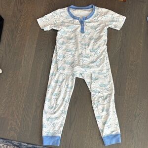 TBBC Whale Print Pajama size 6 EUC